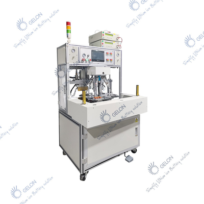 Soft Pack Battery Heat Sealer , Rotary Top Side Sealing Battery Assembly Machine