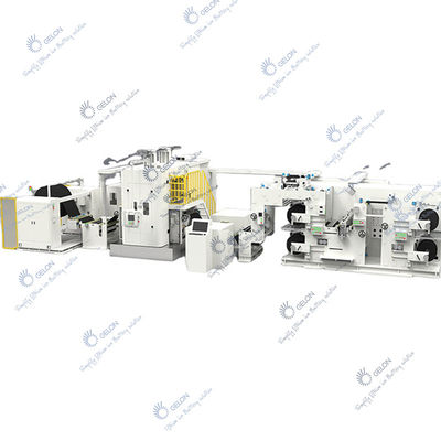 120KW Li Ion Battery Making Machine Roll To Roll Integrated Calendaring Slitting Machine